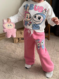 La-Bu-Bu Friends Girls Casual Set - Velora Luxury Fashion