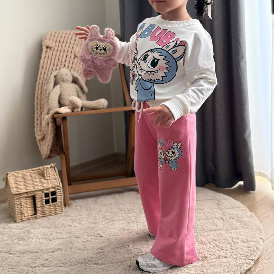 La-Bu-Bu Friends Girls Casual Set - Velora Luxury Fashion