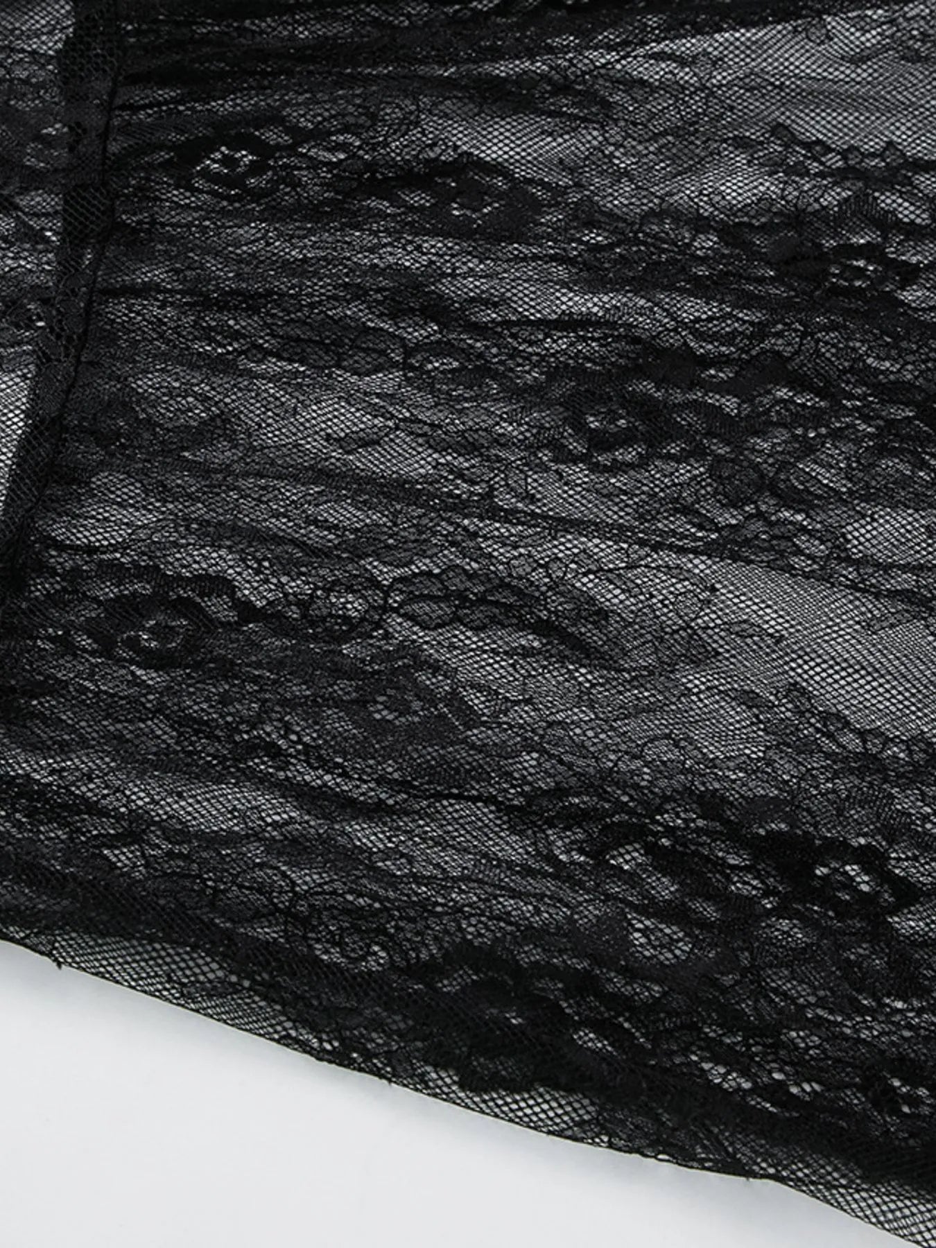 Lace Deep V-Neck Maxi Dress - Velora Luxury Fashion