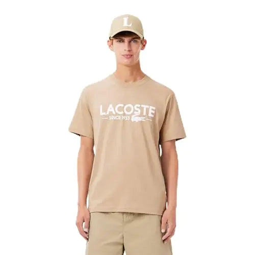 Lacoste Mens Classic Fit Cotton Jersey T-Shirt Viennese 6 - Velora Luxury Fashion