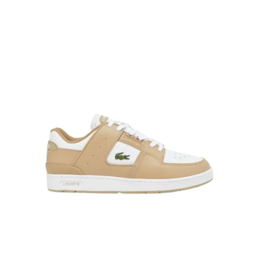 Lacoste Mens Court Cage Sneaker LT BRW/WHT 10.5 - Velora Luxury Fashion