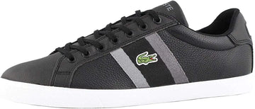 Lacoste Mens Grad Vulc 120 2 P Sneaker Black/Dark Grey 11.5 - Velora Luxury Fashion