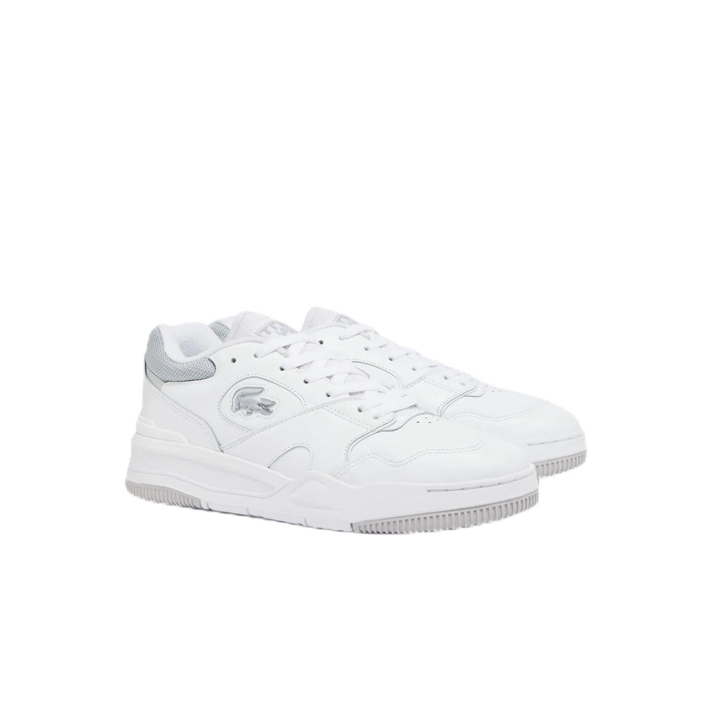 Lacoste Mens Lineshot Sneaker WHT/LT Gry 9.5 - Velora Luxury Fashion