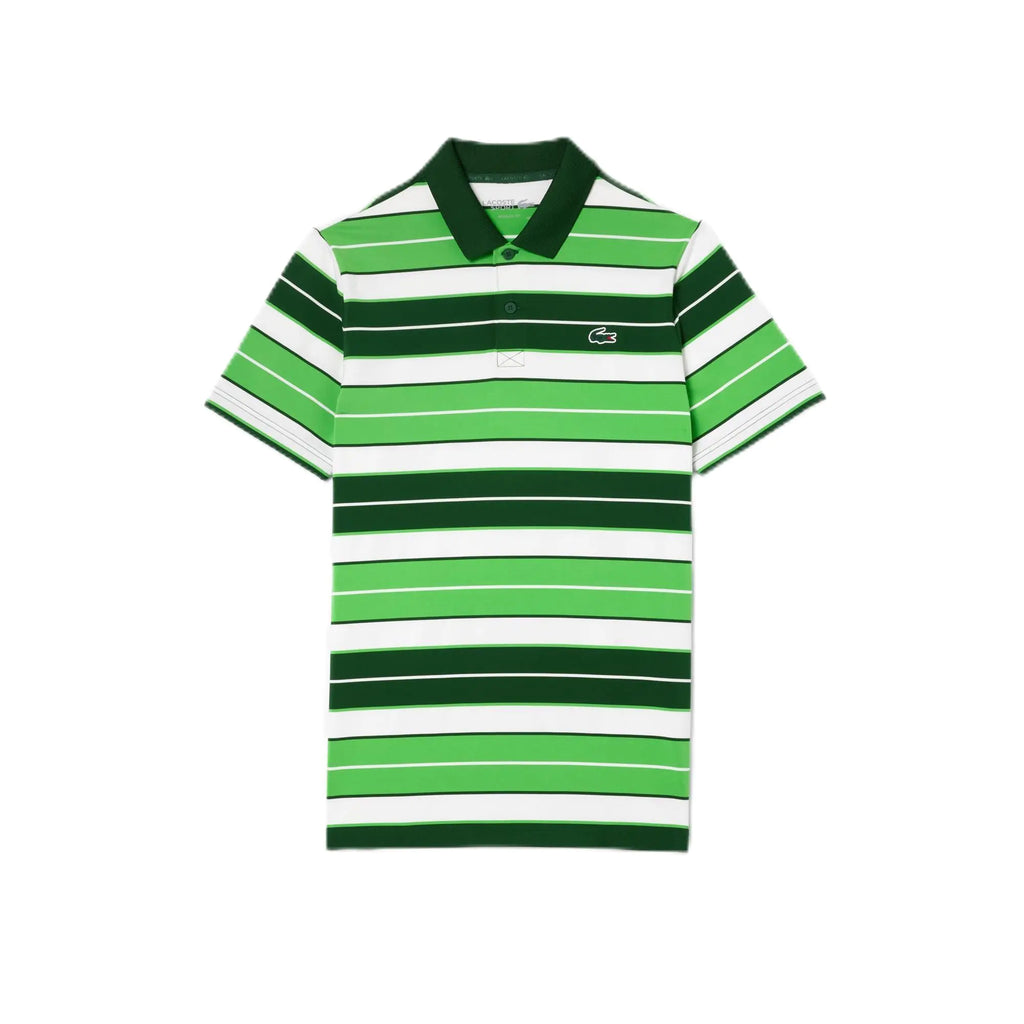 Lacoste Mens Short Sleeve Regular Fit Golf Polo Sorrel/Flour-Green S - Velora Luxury Fashion