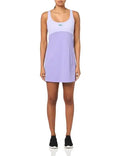 Lacoste X Bandier Womens All Motion Colorblock Dress Lilac Small - Velora Luxury Fashion