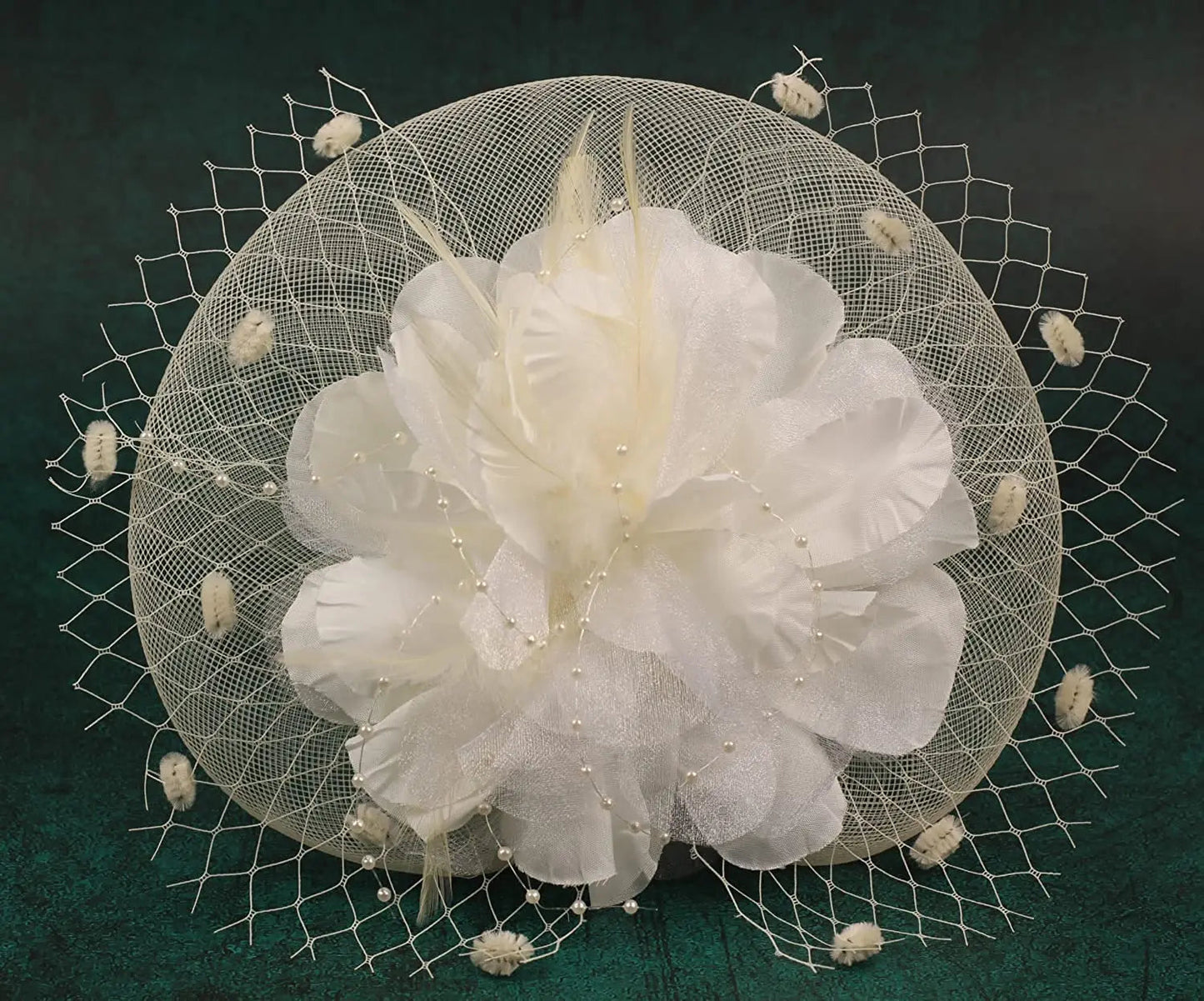 Lady Fancy Mesh Wedding Fascinators Hats for Womens Headwear Veil Flower Cocktail Tea Party Church Derby Hat Chapeu Feminino - Velora Luxury Fashion