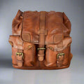 Leather Drawstring Backpack - Velora Luxury Fashion
