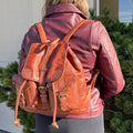 Leather Drawstring Backpack - Velora Luxury Fashion