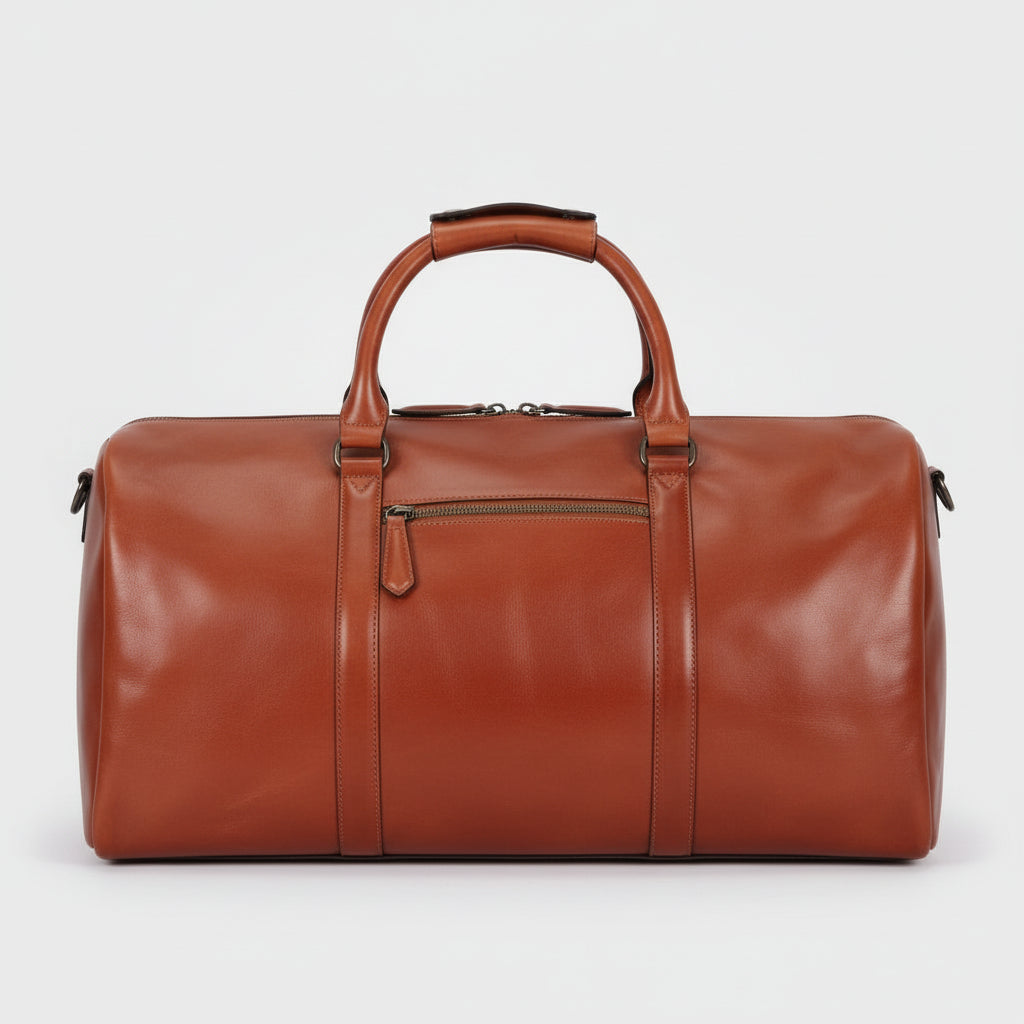 Leather Duffle Bag - Velora Luxury Fashion