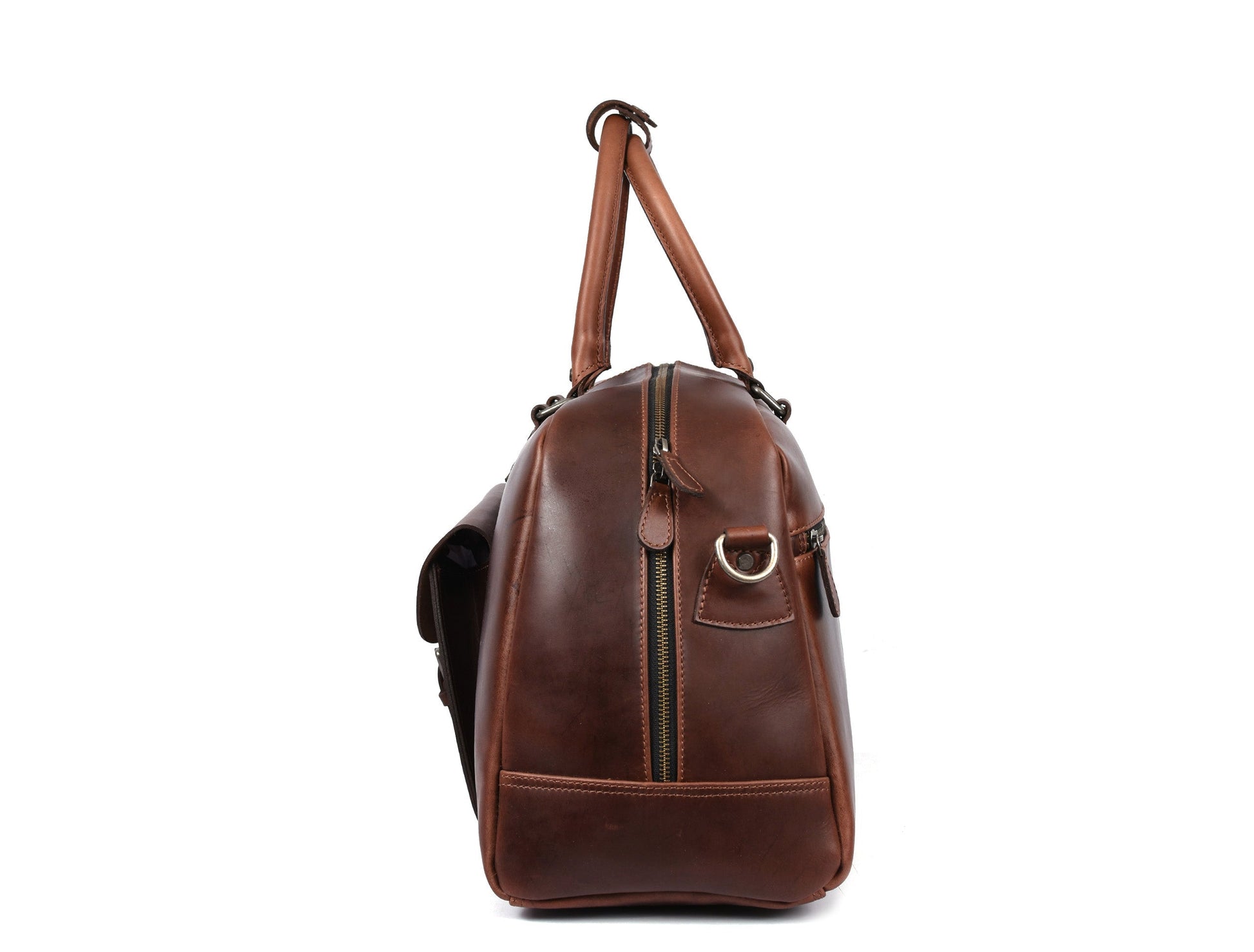 Leather Portfolio Bag - Velora Luxury Fashion