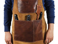 Leather Suede Apron - ( AP - 18 ) - Velora Luxury Fashion