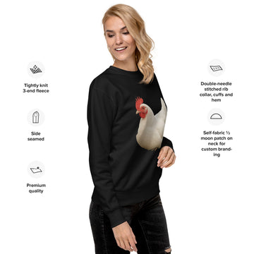 Leghorn Unisex Premium Sweatshirt - Velora Luxury Fashion