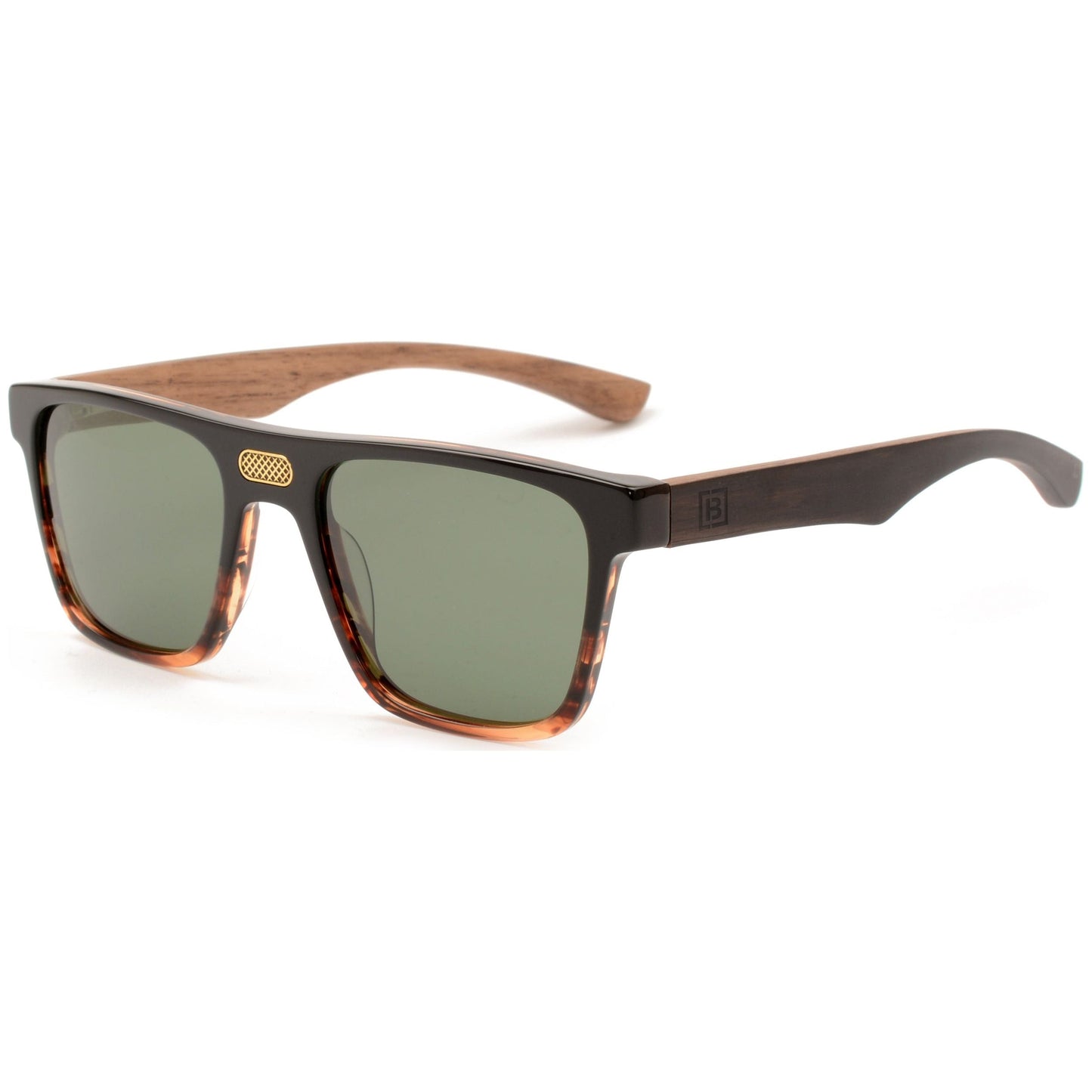 Leo - Acetate & Wood Sunglasses - Velora Luxury Fashion