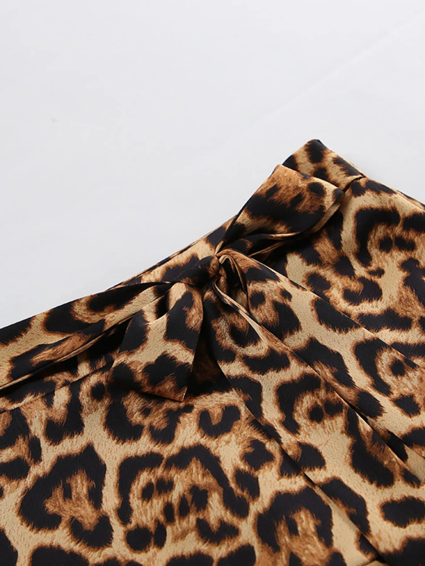 Leopard Print Mini Skirt - Velora Luxury Fashion
