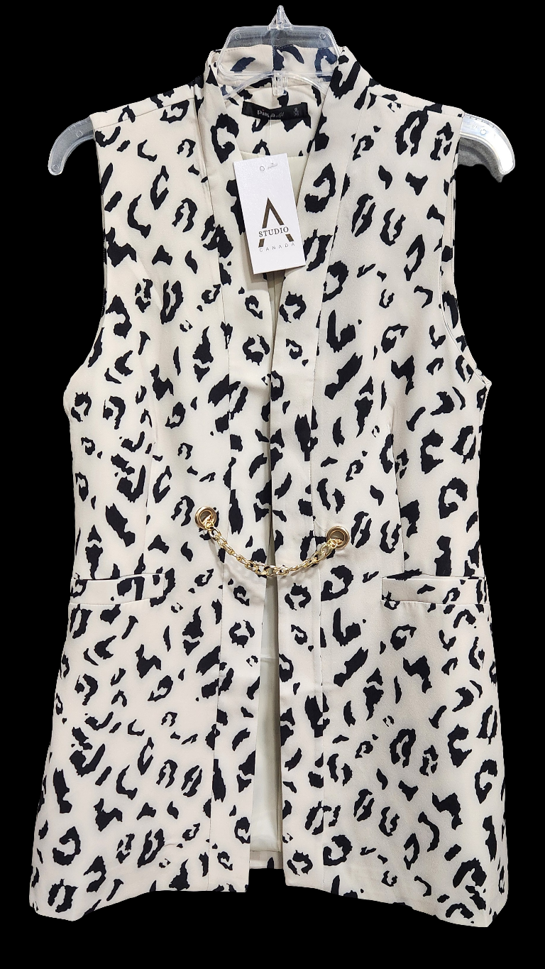 Leopard Print Vest - Velora Luxury Fashion