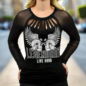 Liberty Wear Women's Live Legendary T-Shirt - Velora Luxury Fashion