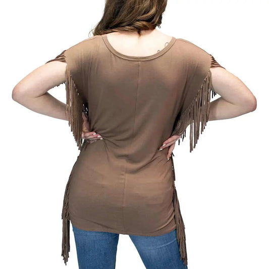 Liberty Wear Women's Wild Ride Rodeo T-Shirt Boutique of Leathers/Open Road