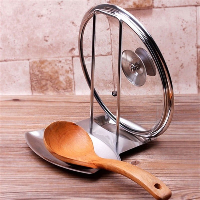 Lid & Spoon Holder - Velora Luxury Fashion