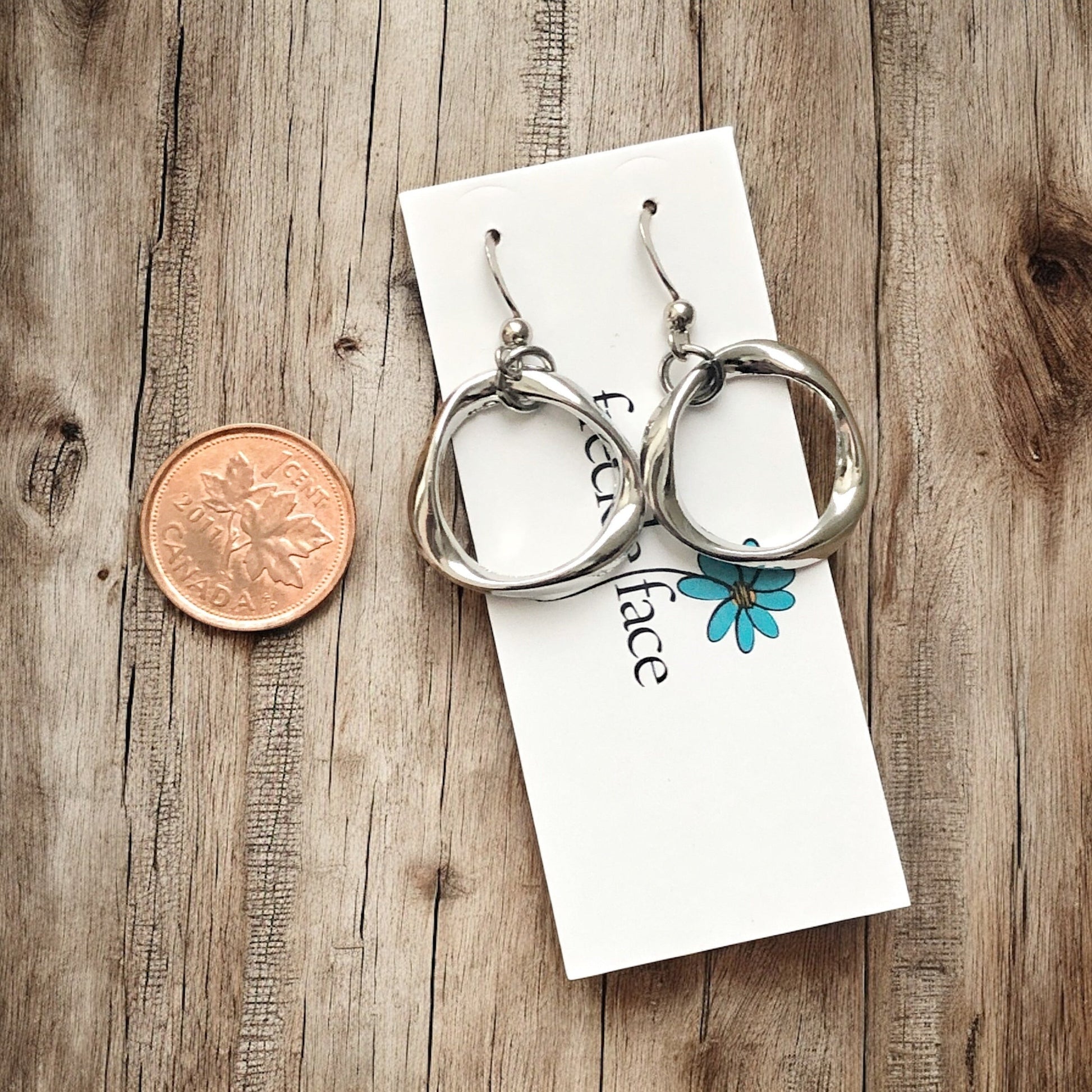 Lightweight Twisted Hoop Earrings – Non-Tarnish Rhodium Plated - Velora Luxury Fashion