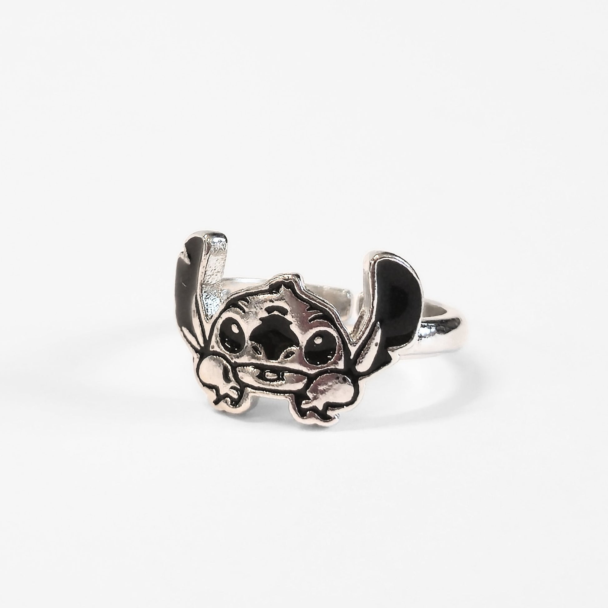 Lilo & Stitch | Silver Stitch Ring - Velora Luxury Fashion