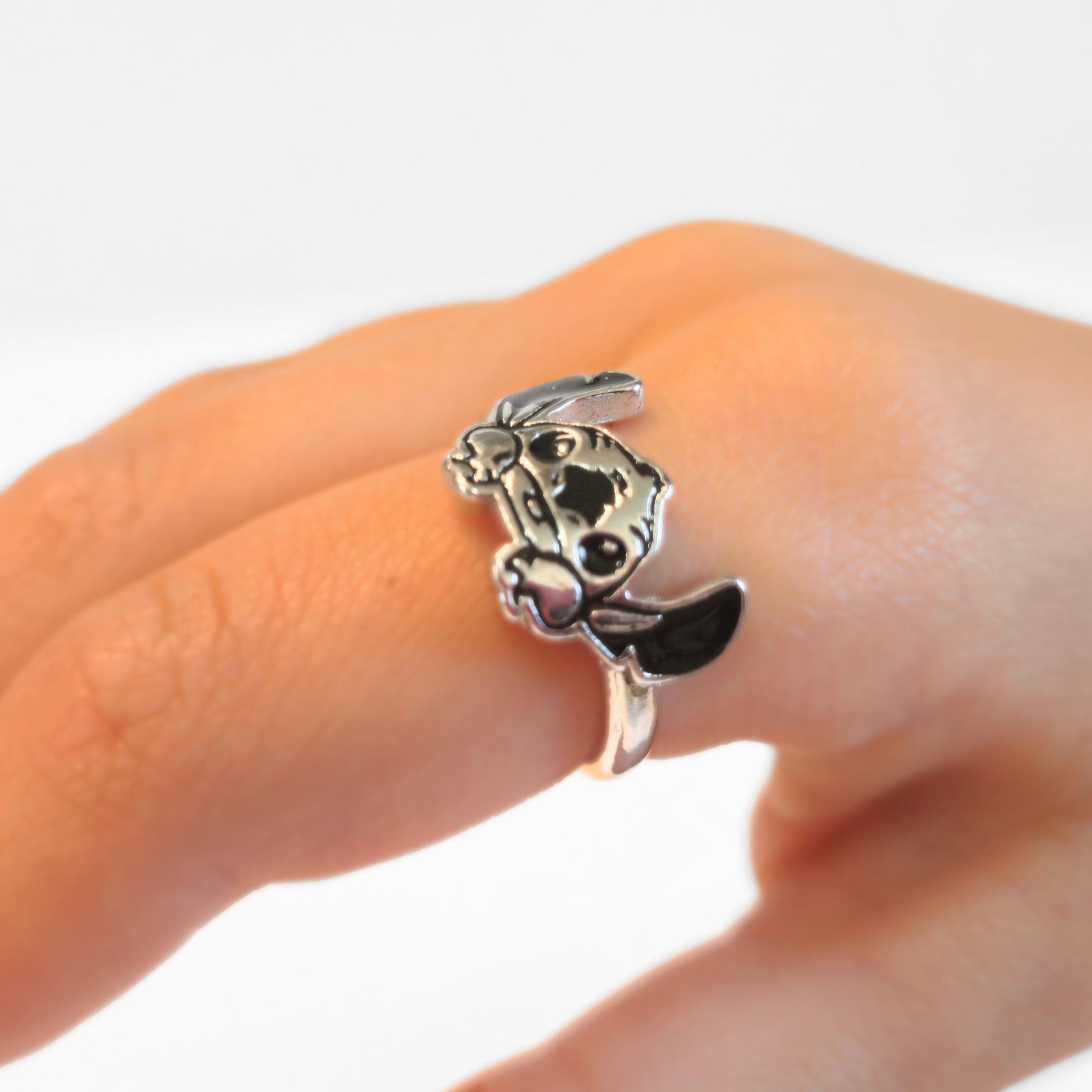 Lilo & Stitch | Silver Stitch Ring - Velora