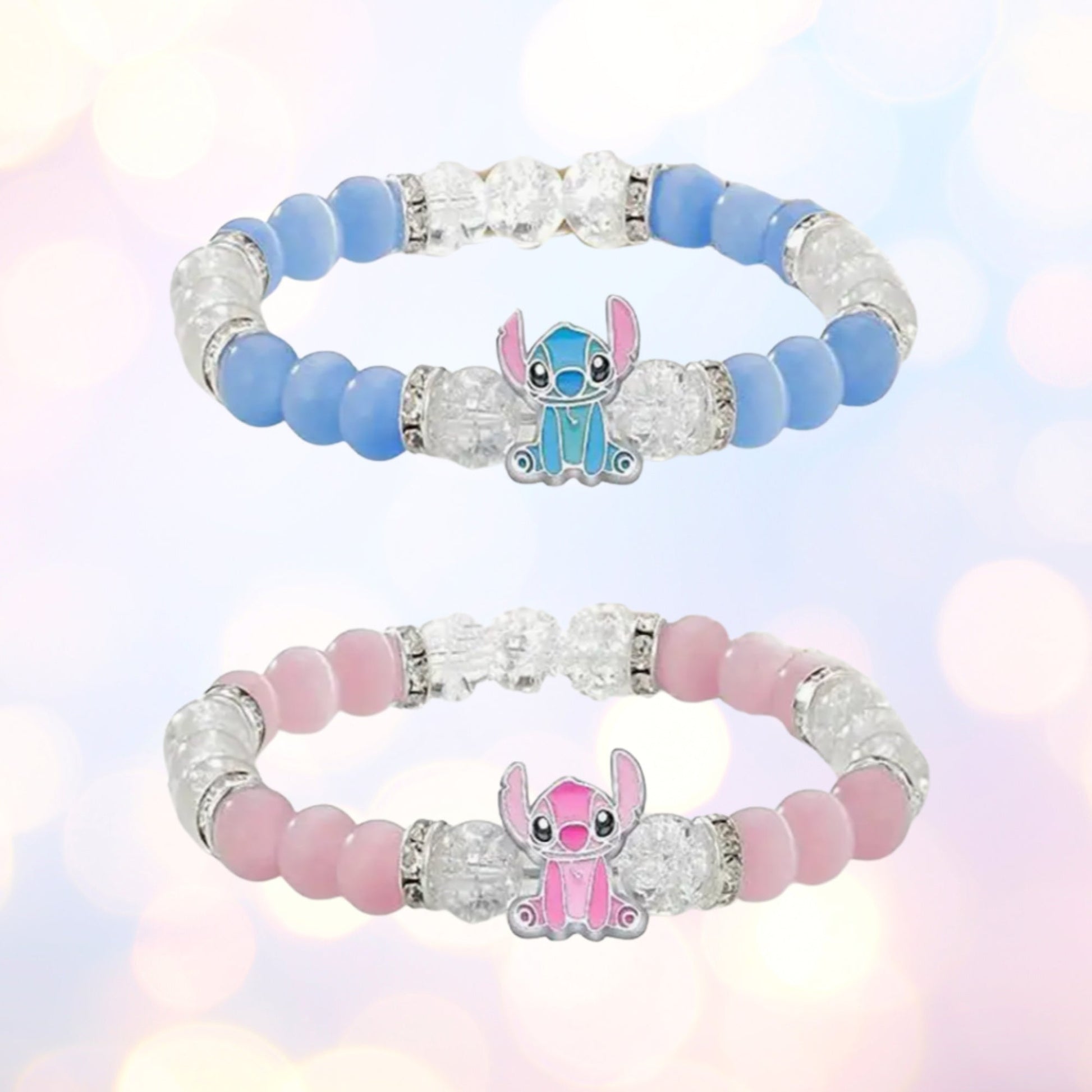 Lilo & Stitch Beaded Glitter Bracelet - Velora