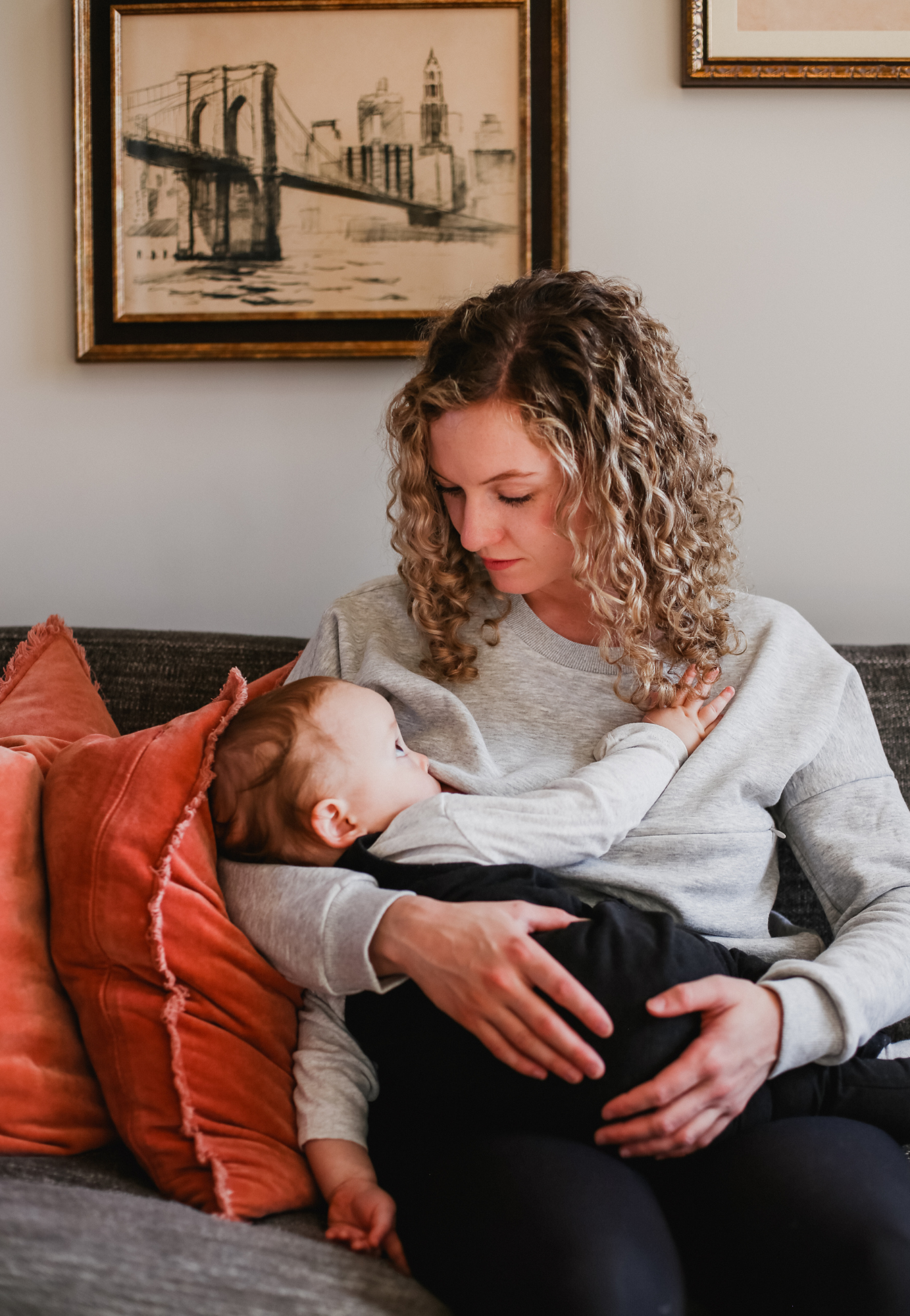 Lily Fleece Nursing Jumper - Velora Luxury Fashion