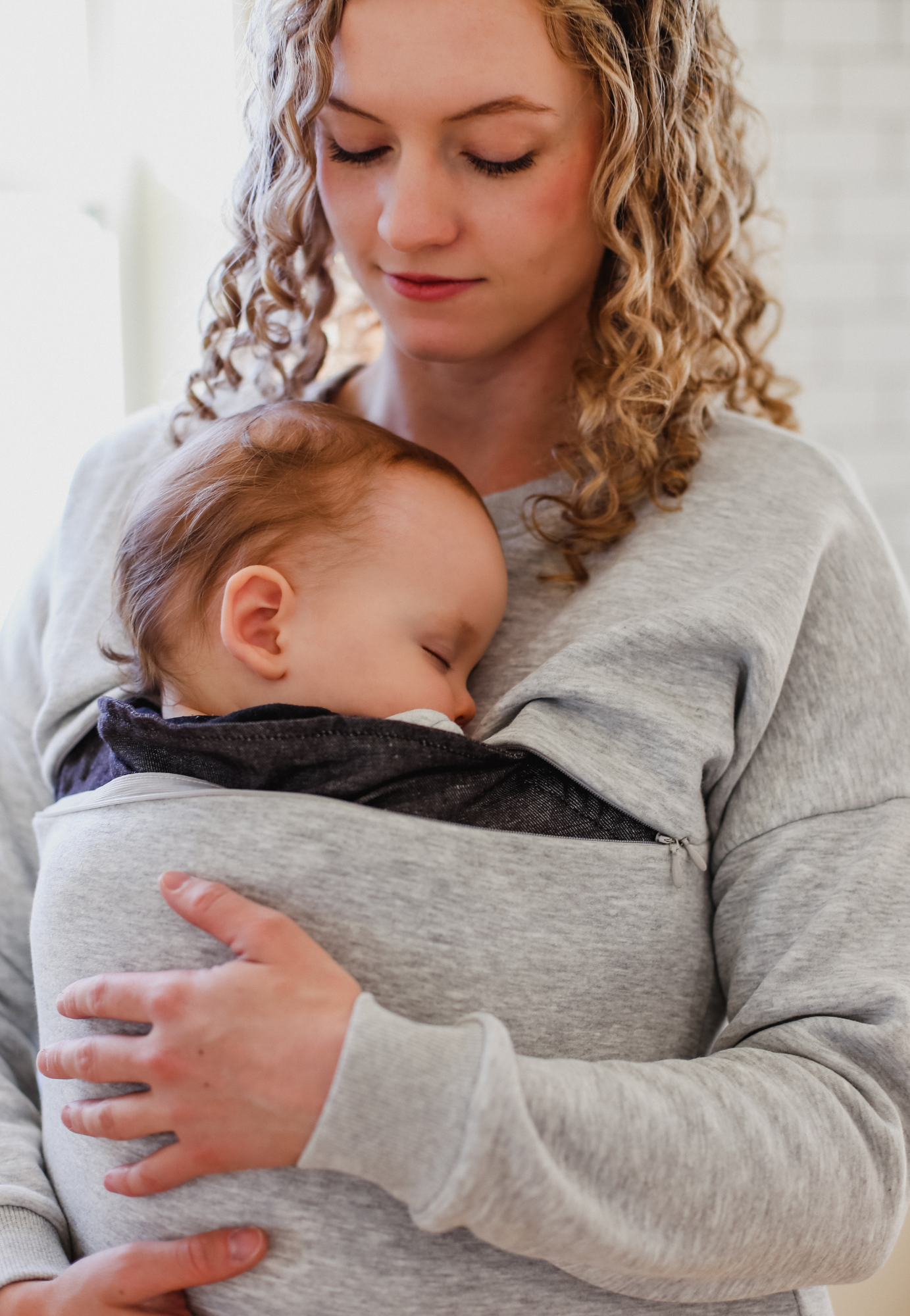 Lily Fleece Nursing Jumper - Velora Luxury Fashion