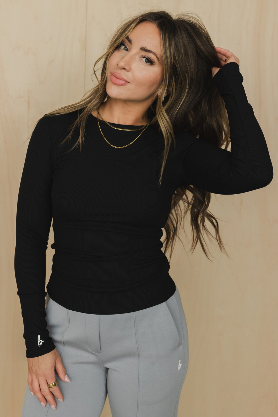 Long Sleeve *Ribbed - Velora Luxury Fashion