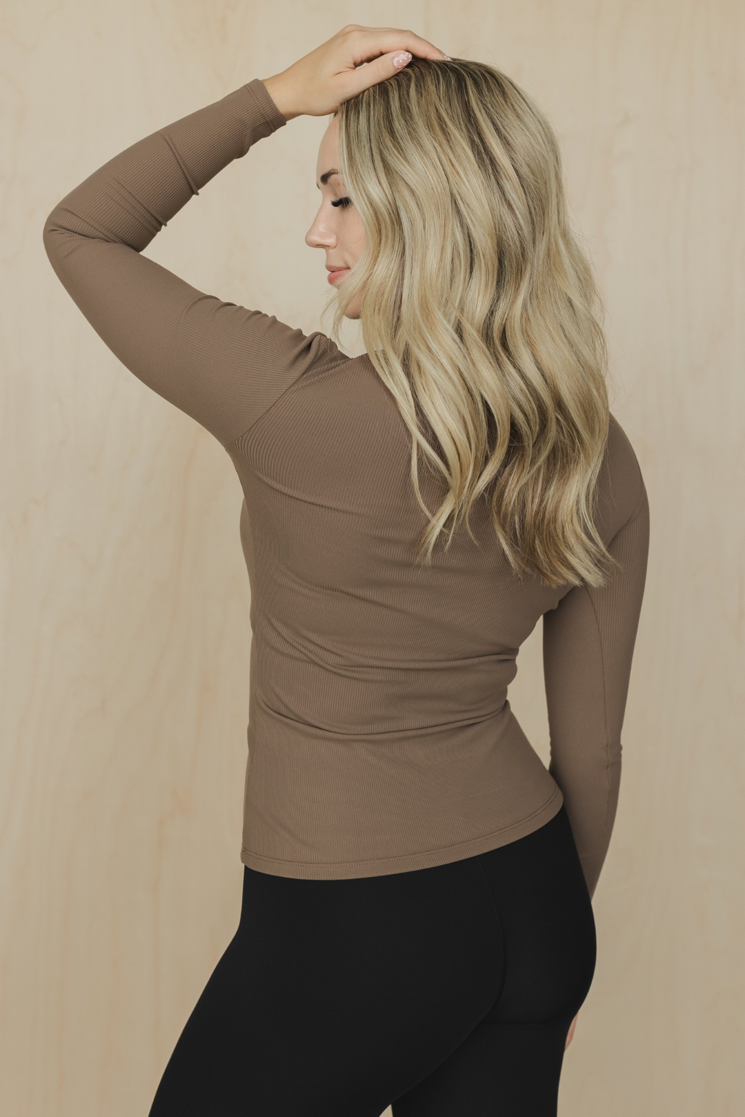 Long Sleeve *Ribbed - Velora Luxury Fashion