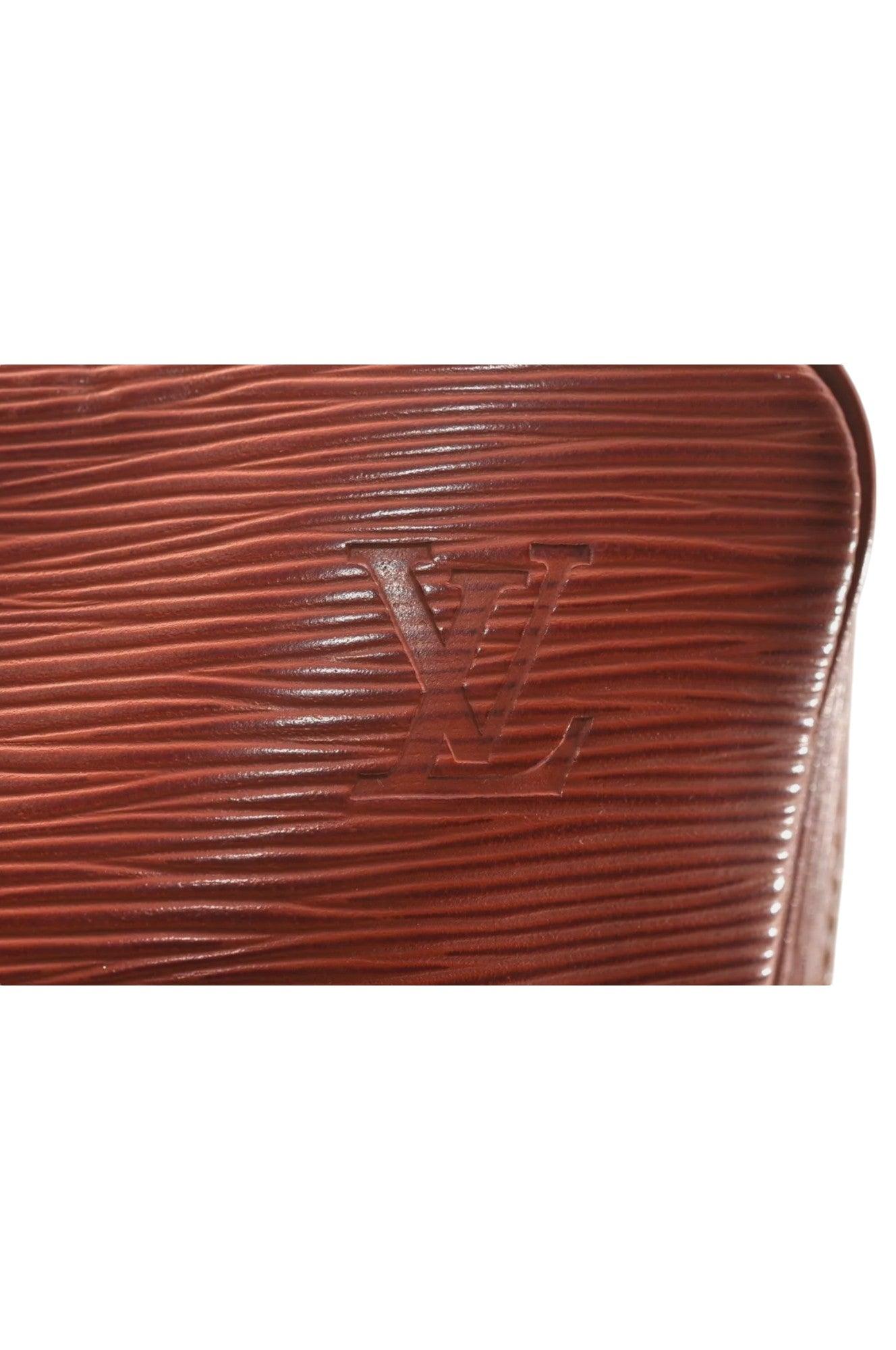 Louis Vuitton Epi Porte Documents Voyage Briefcase M54473 Brown 6978K - Velora Luxury Fashion