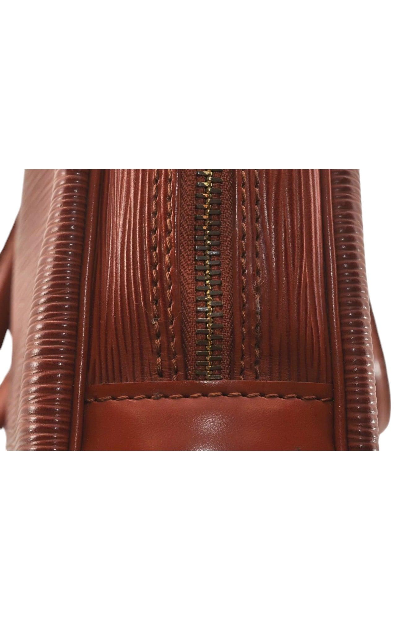 Louis Vuitton Epi Porte Documents Voyage Briefcase M54473 Brown 6978K - Velora Luxury Fashion