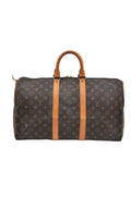 Louis Vuitton Monogram Keepall 45 Travel Boston Bag M41428 LV L0773 - Velora Luxury Fashion