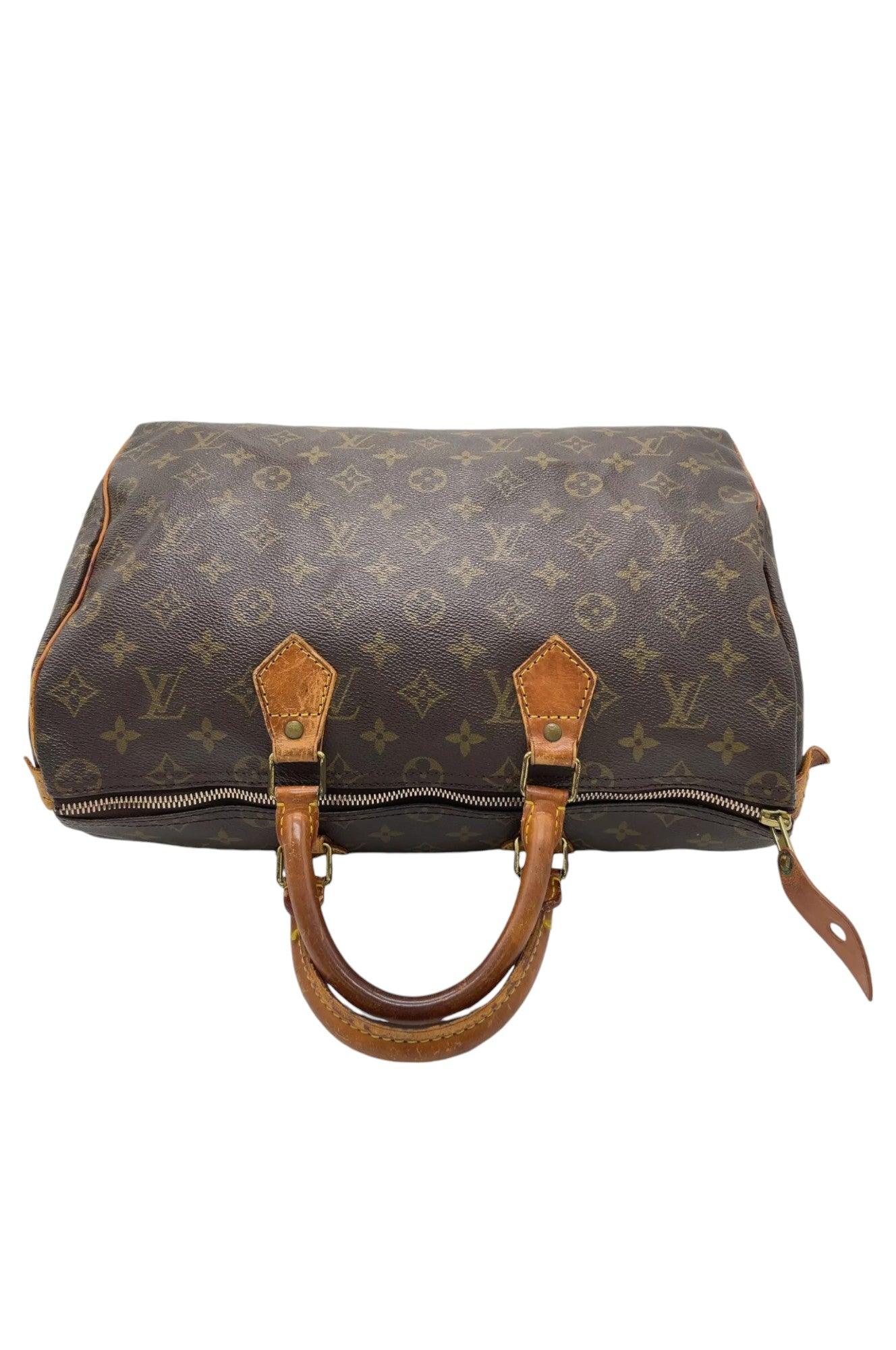 Louis Vuitton Monogram Speedy 35 M41524 Handbag BA080013 - Velora Luxury Fashion