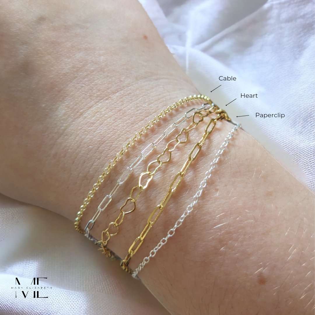 Love links permanent bracelet add on chain and lock - Velora Luxury Fashion