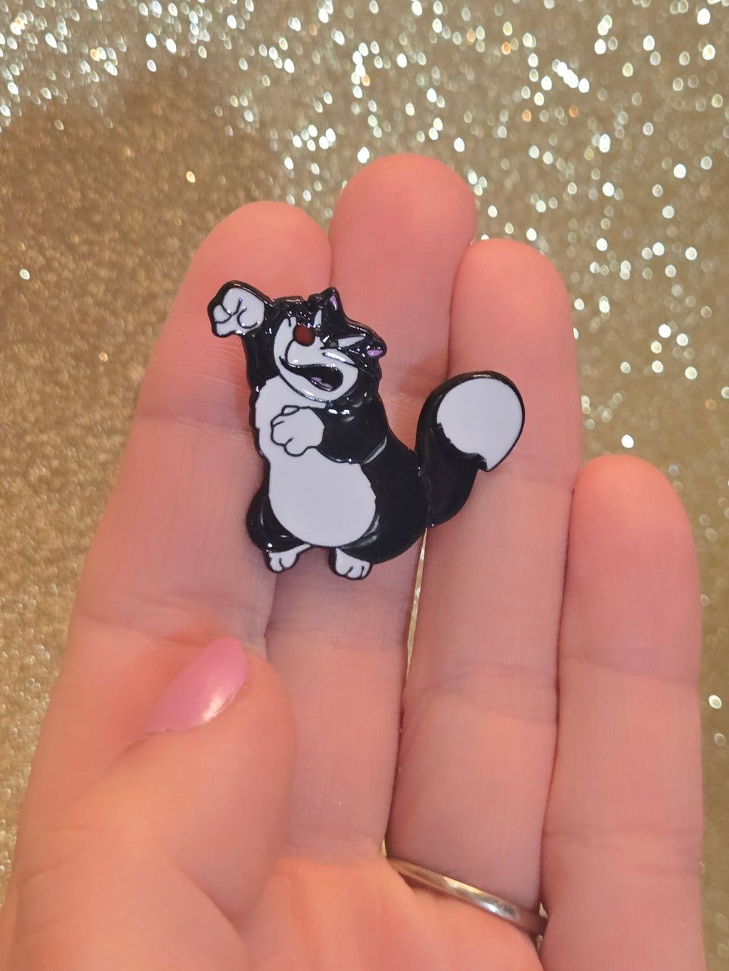 "Lucifer" the Cat | Collectible Pin - Velora Luxury Fashion