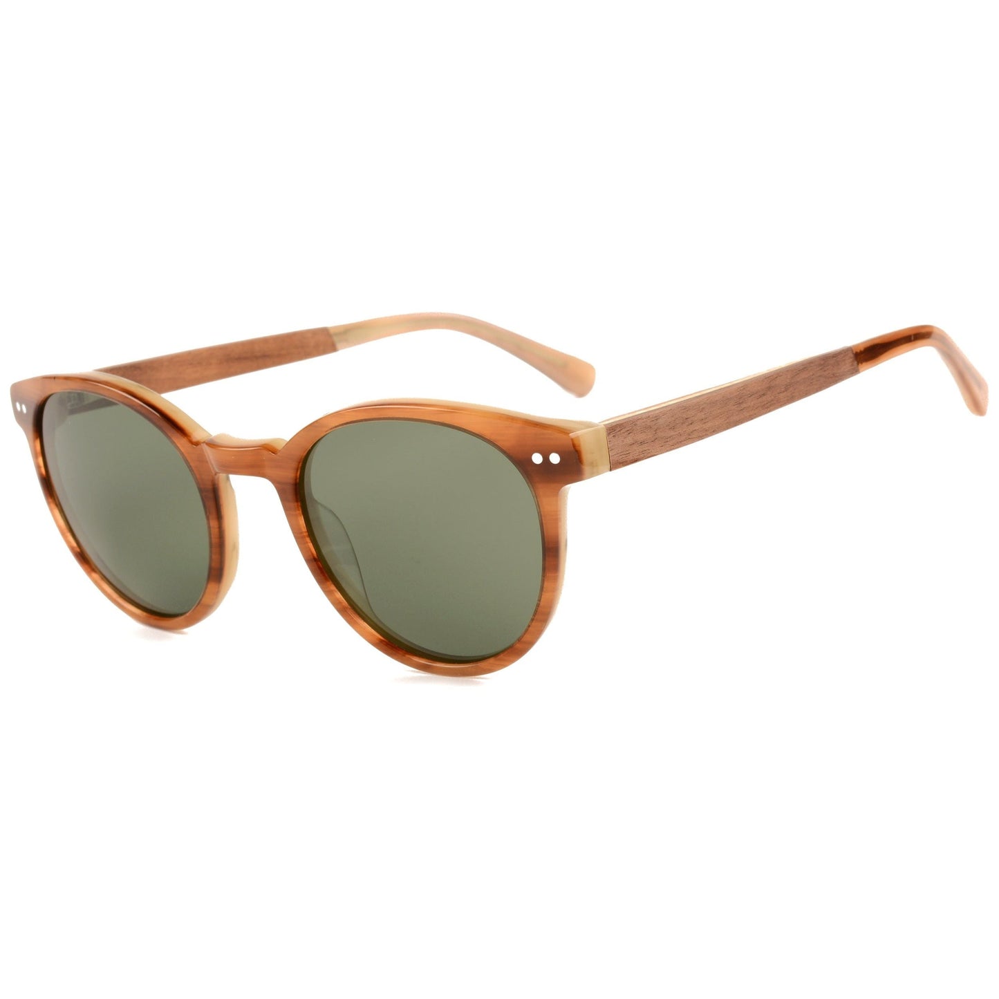 Lugo - Acetate & Wood Sunglasses - Velora Luxury Fashion