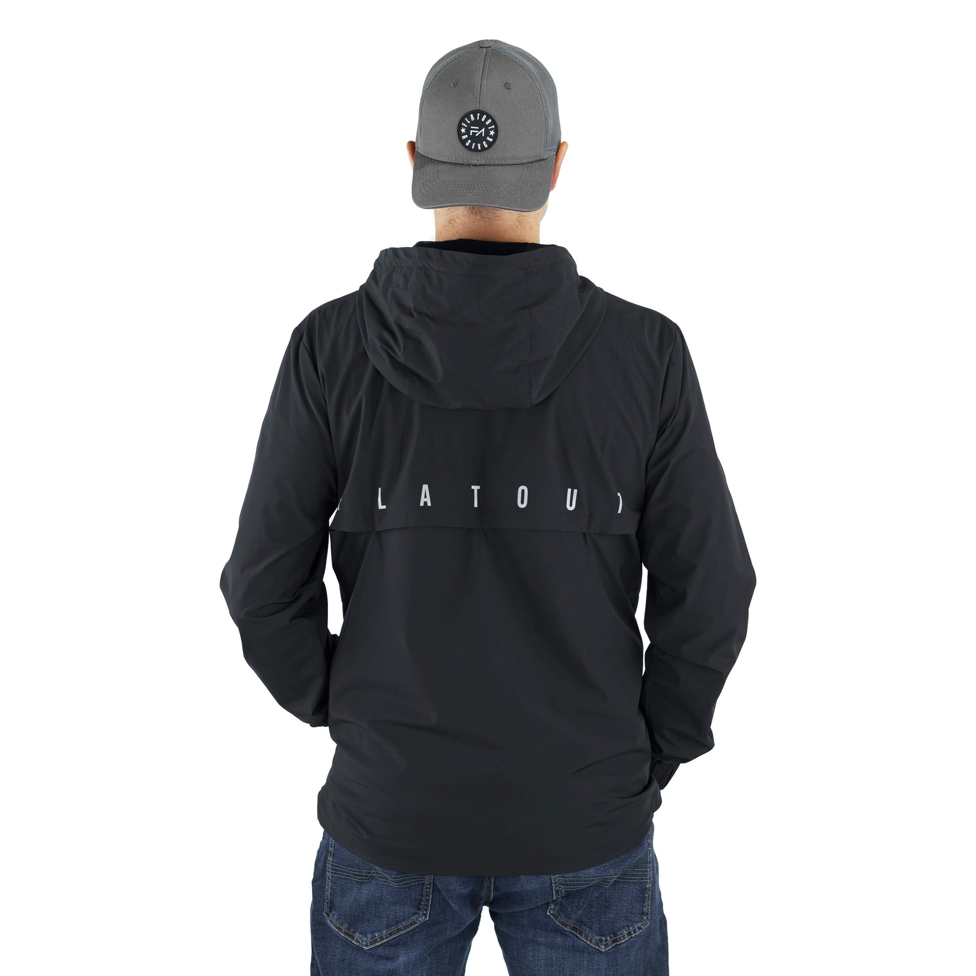 Lux Zipup Jacket Black - Velora