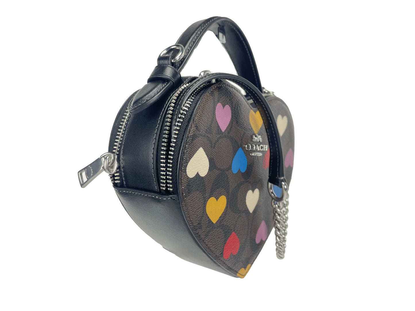 Coach Signature Heart Print Crossbody