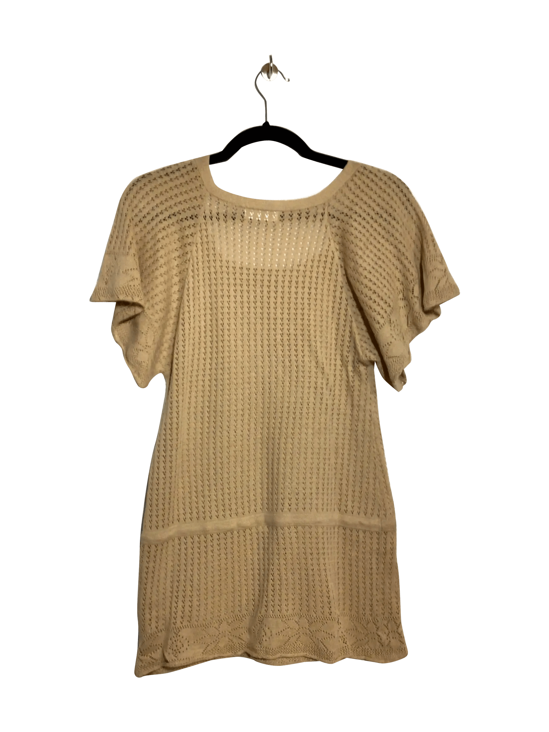MAK Regular fit Mini Dress in Beige - S - Velora