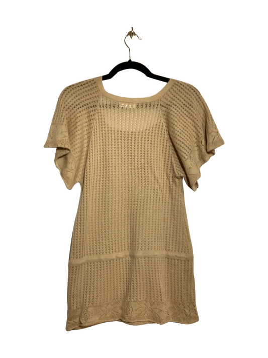 MAK Regular fit Mini Dress in Beige - S - Velora
