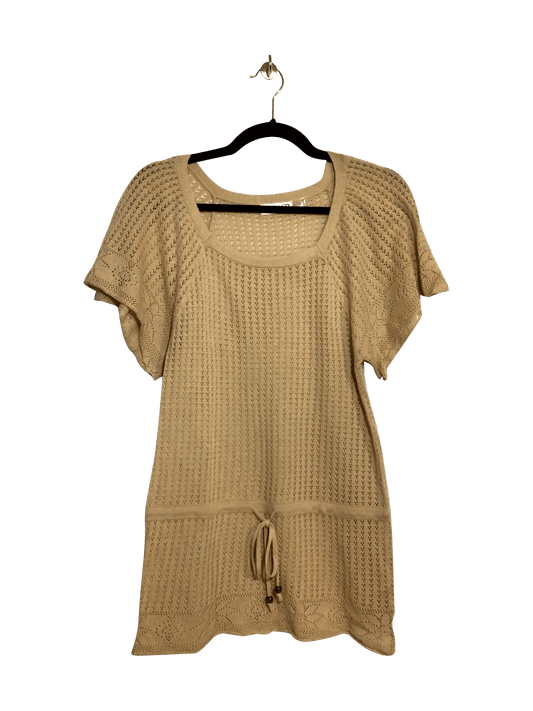 MAK Regular fit Mini Dress in Beige - S - Velora