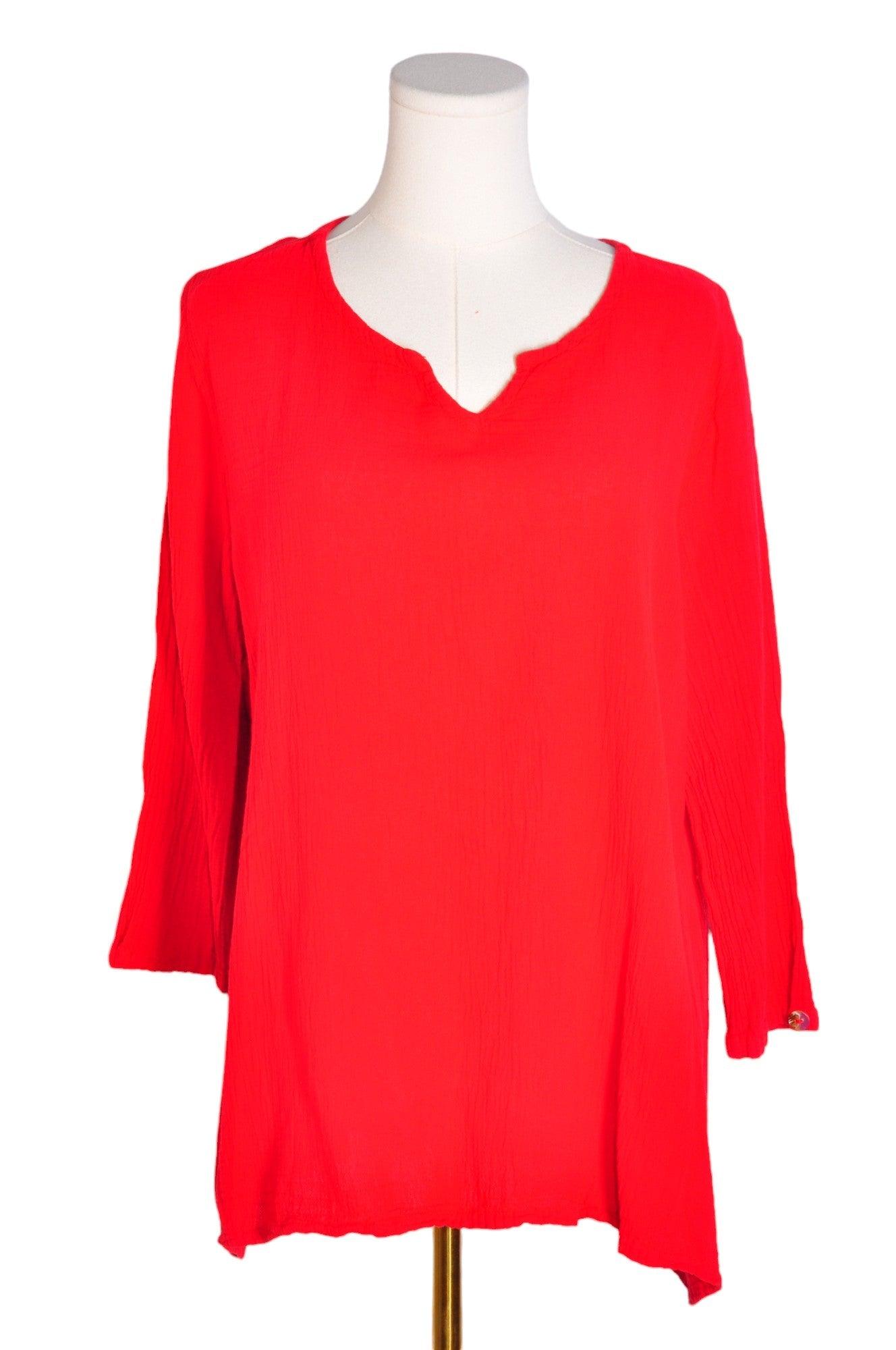 MARIA Women Blouses Regular fit in Red - 3 - Velora Luxury Fashion