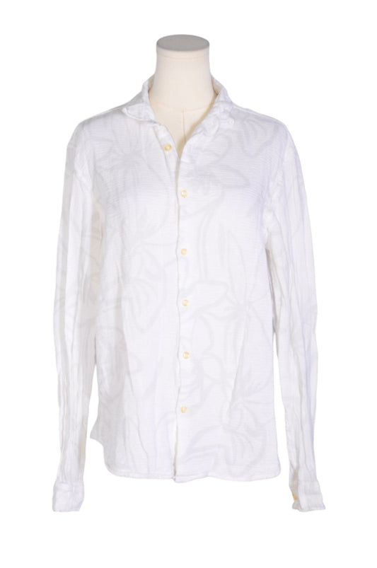 MASSIMO DUTTI Women Button Down Tops Regular fit in White - XL - Velora Luxury Fashion