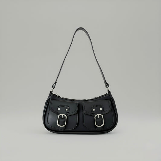 MAYA - Sloane Dual Closure Shoulder Bag - Velora Luxury Fashion