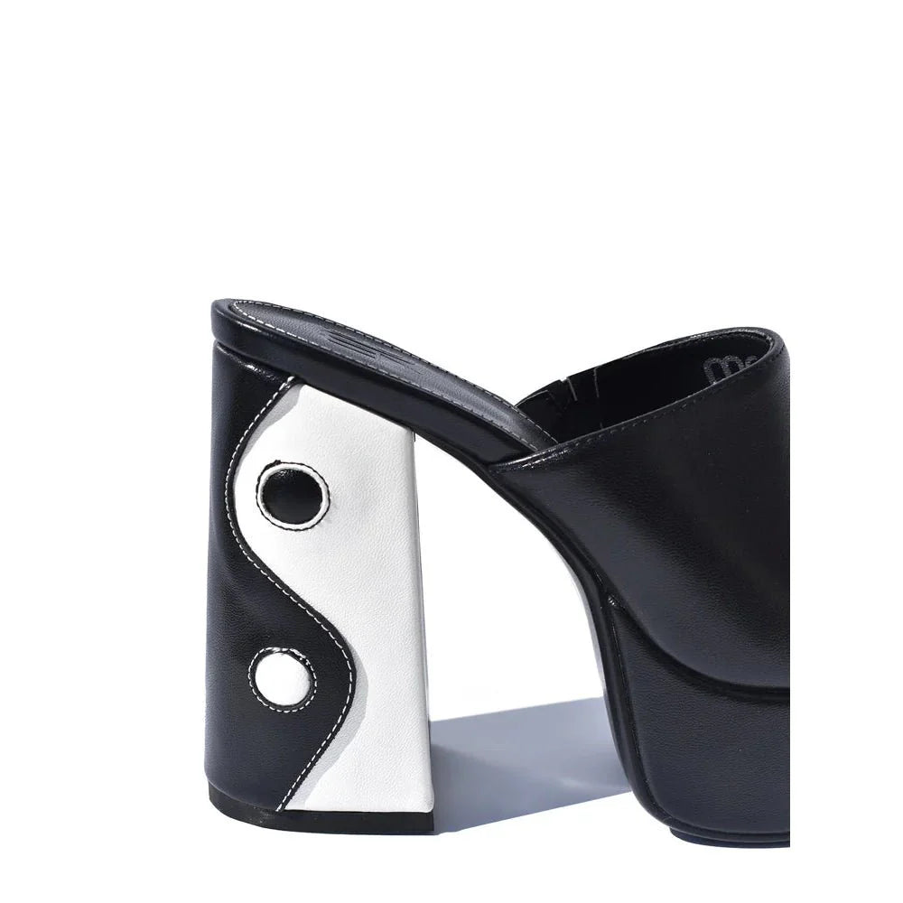 MCLC Balance Heel - Black - Velora Luxury Fashion