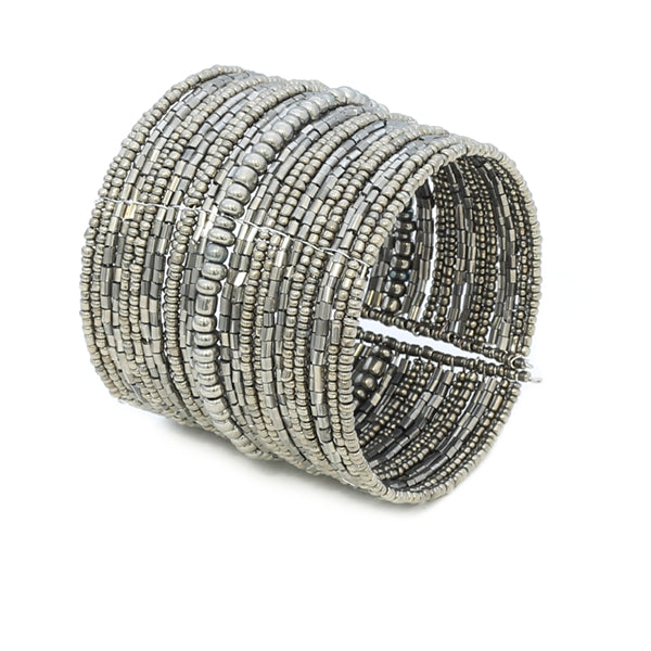 Wide Beaded Cuff