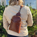 MET Andora Leather Chest Front Bag & Backpack - Velora Luxury Fashion