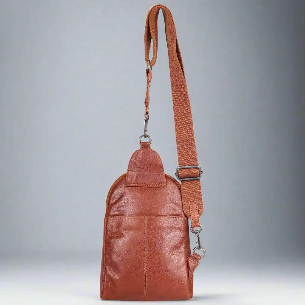 MET Andora Leather Chest Front Bag & Backpack - Velora Luxury Fashion
