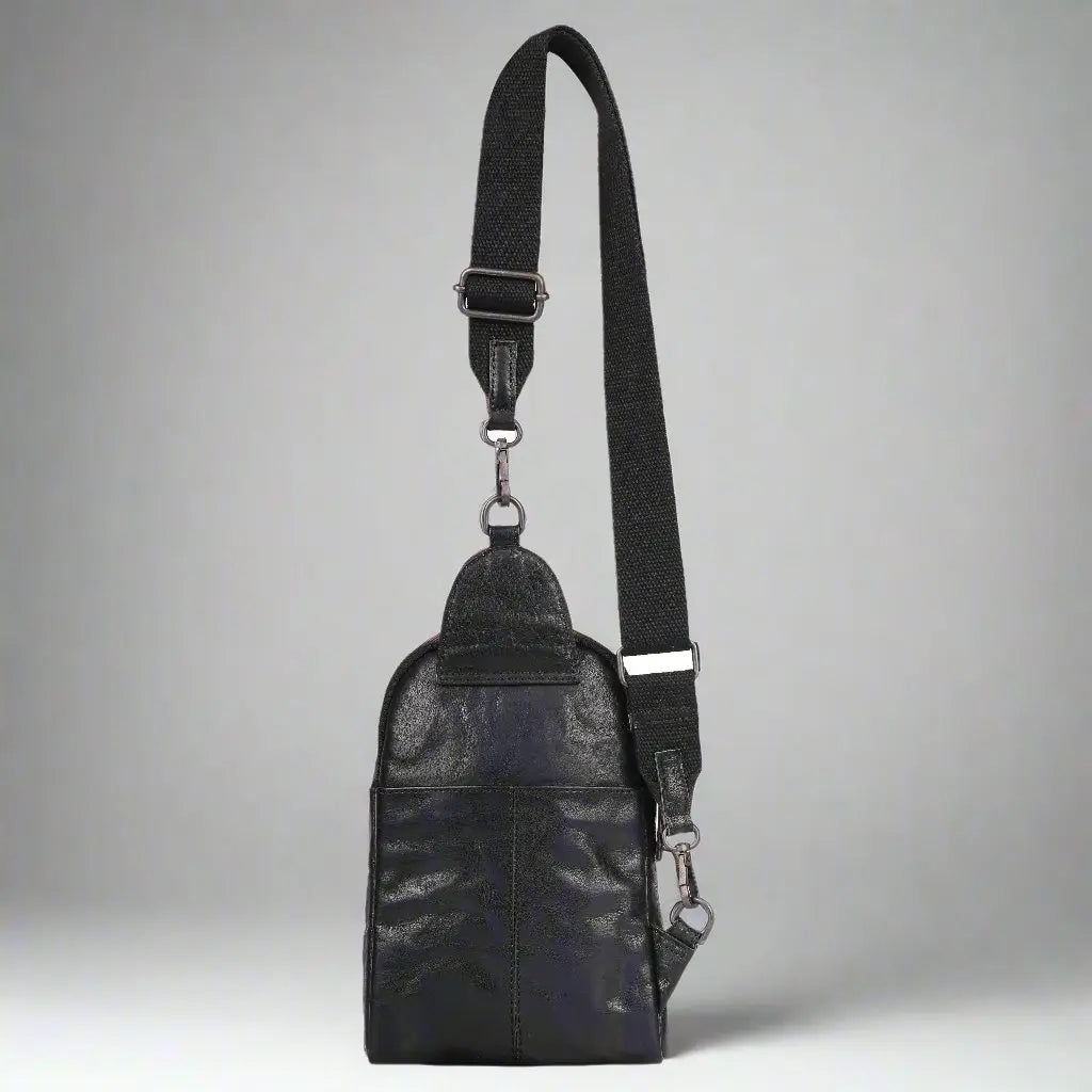 MET Andora Leather Chest Front Bag & Backpack - Velora Luxury Fashion